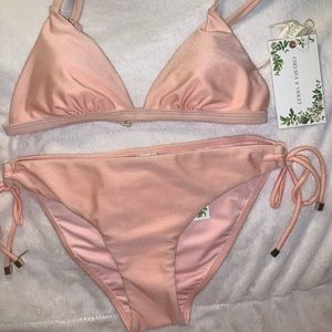 Chelsea & Violet pink bikini